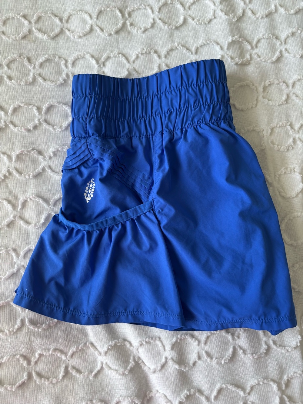 Free People Movement Get Your Flirt On Shorts in Royal Blue